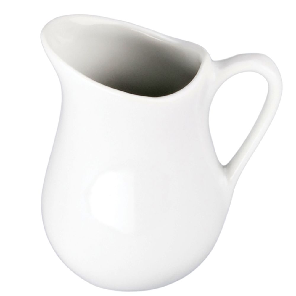 White Undecorated 4 oz Pitcher
