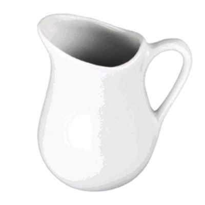 White Undecorated 4 oz Pitcher