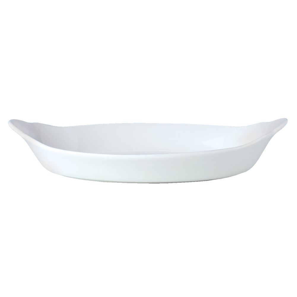 Steelite Performance Simplicity White 12.5 Oz Oval Eared Dish