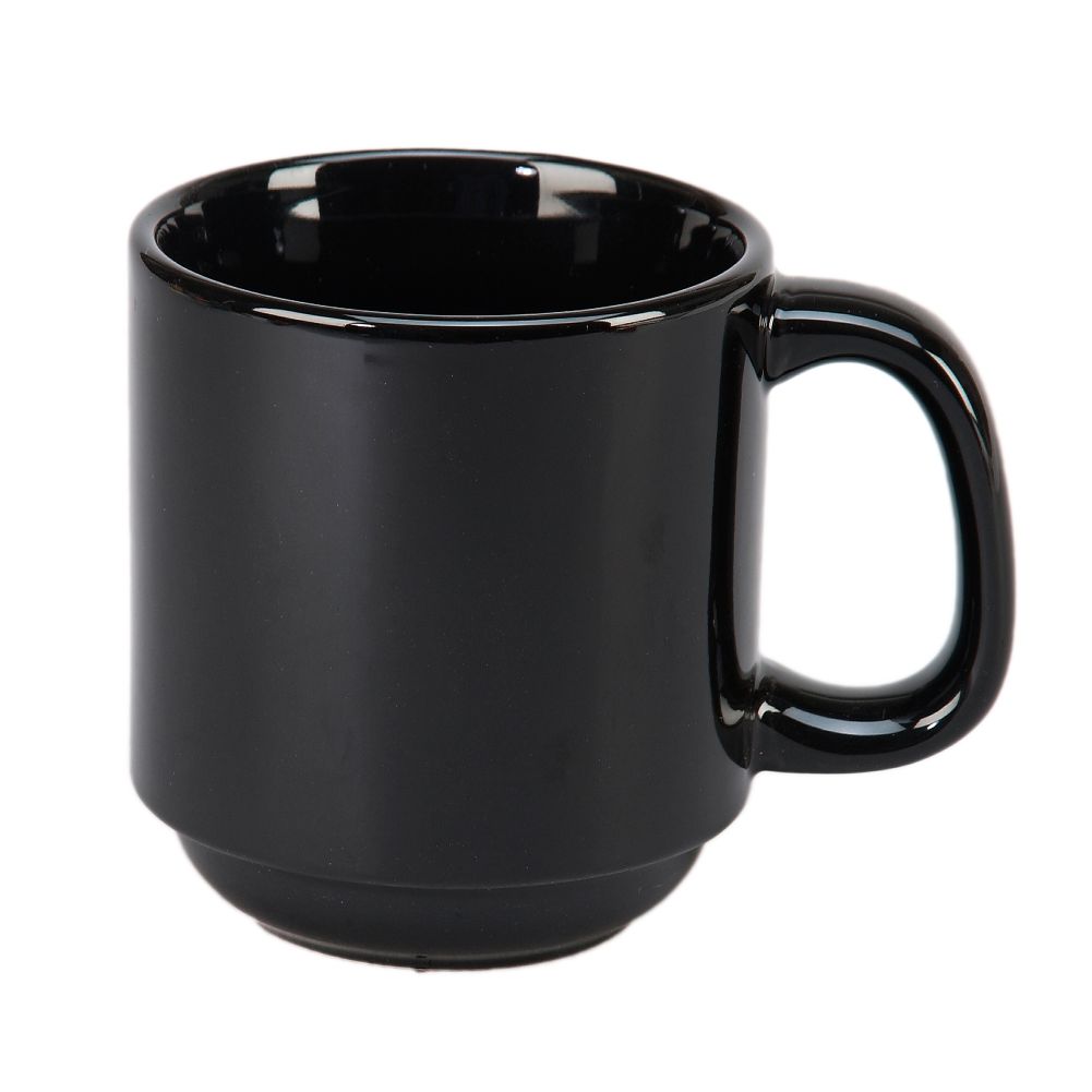 Vertex&reg; Vista Collection Black 10 Oz Stackable Summit Mug