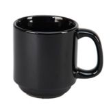 Vertex&reg; Vista Collection Black 10 Oz Stackable Summit Mug