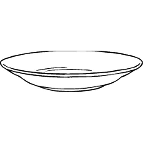 Capital Oriental Burgundy 14" Deep Plate