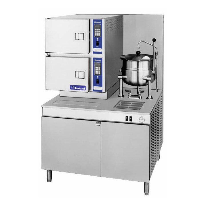 Cleveland Range 42" Cabinet Gas Steamer/Kettle Combination
