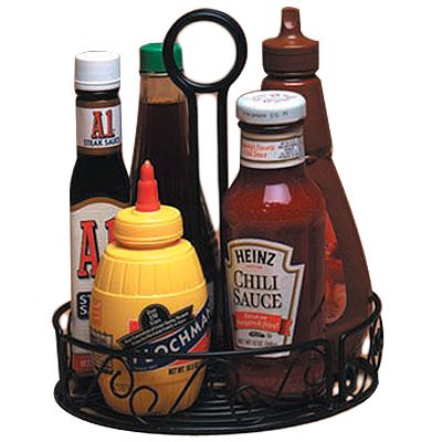 American Metalcraft Ironworks&trade; Scroll 7-3/4 In. Condiment Caddy