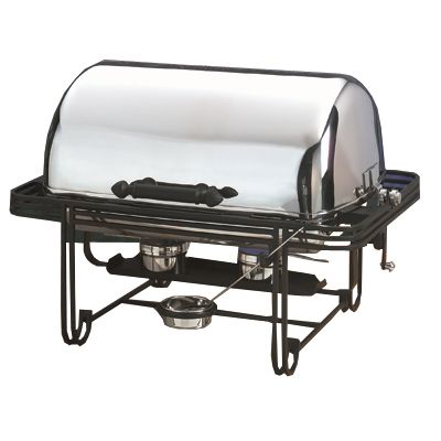 American Metalcraft Mesa&trade; Rectangular S/S 8 Qt. Rolltop Chafer