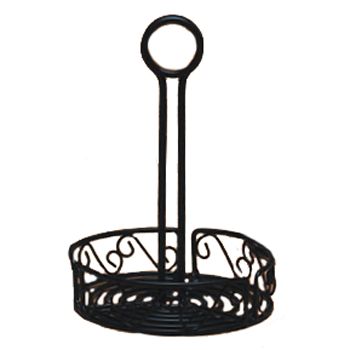 American Metalcraft Ironworks&trade; Scroll 7-1/4 In. Condiment Caddy