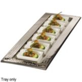 American Metalcraft 23-3/4" Rectangular Hammered S/S Platter