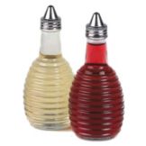 American Metalcraft Beehive Style Glass Oil And Vinegar Bottles