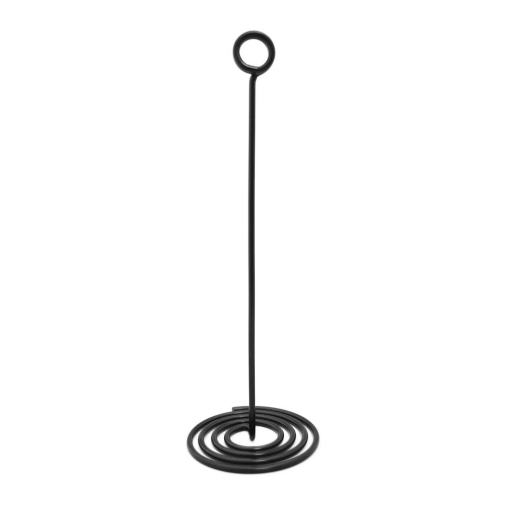 American Metalcraft Black Swirl Base Wire 1-1/2"H Number Stand