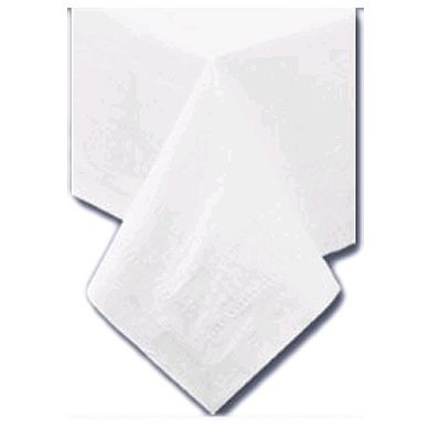 2-Ply White Tablecloth, 54" x 108"