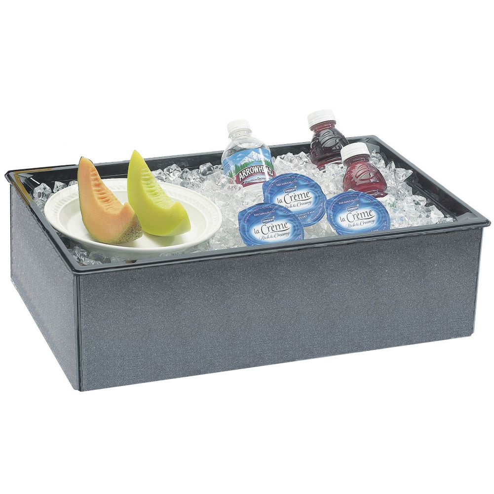 Cal-Mil&reg; 6" Charcoal Folding Beverage Housing