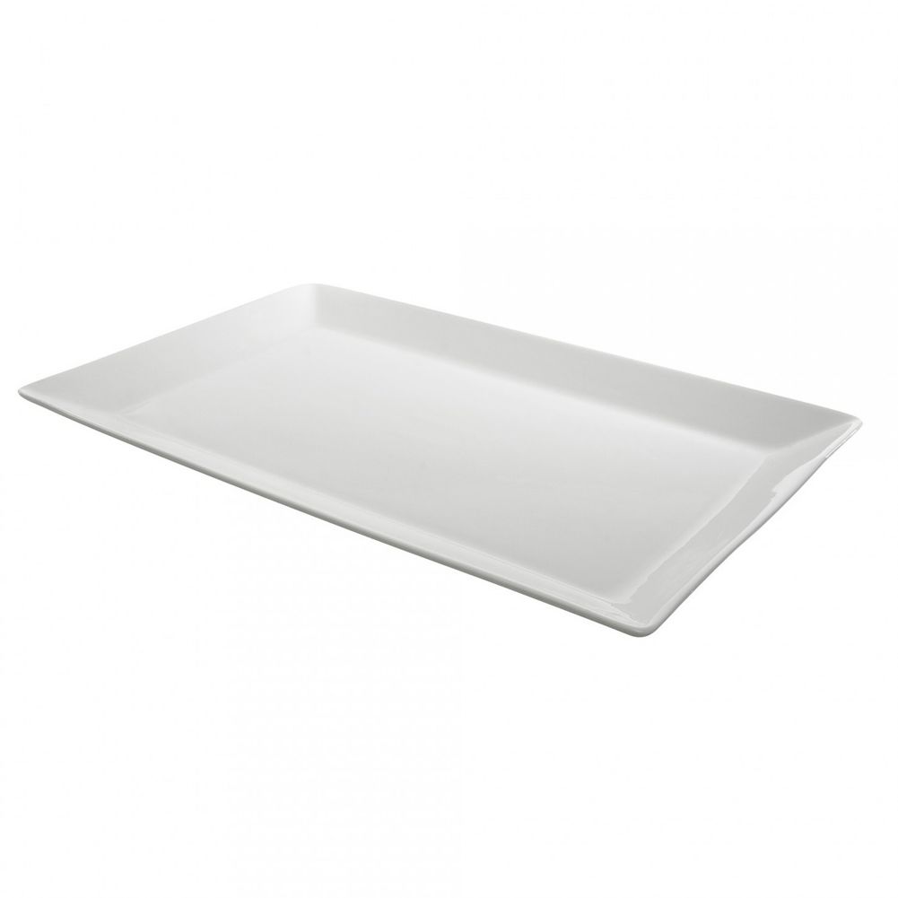 10 Strawberry Street Whitter 15" Coupe Rectangular Platter