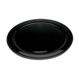 Delfin 18" x 1" Black Round Element Tray