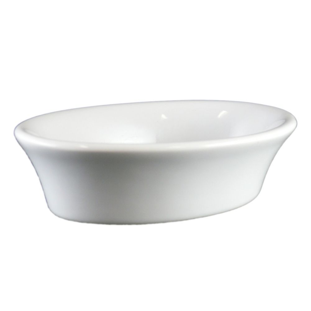 Vertex&reg; Market Buffet Collection White Oval 8 Oz Baker