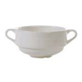 Tuxton&reg; 10 Oz. Modena AlumaTux with Handle Soup Bowl