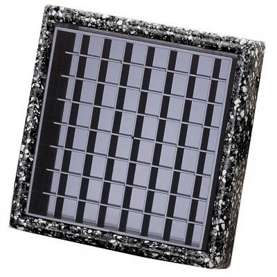 Cal-Mil&reg; 6" Square Black Drip Tray