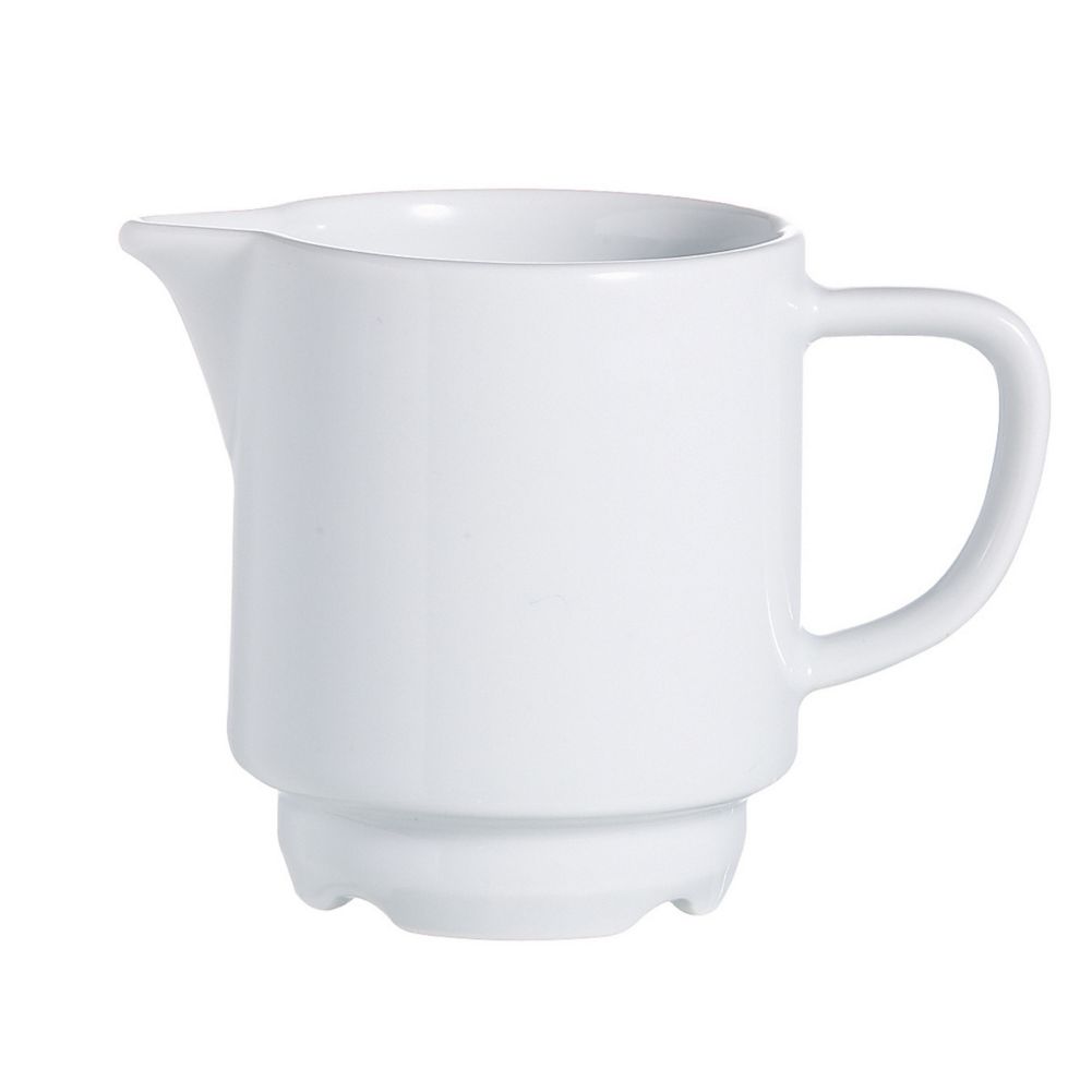 Cardinal Arcoroc Candour White Porcelain 3-1/2 Oz Creamer