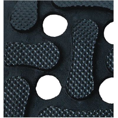 The Anderson Co Comfort Flow&trade; Black 2 x 3 Ft Anti-Fatigue Mat