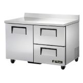 True&reg; 2-Drawer 2-Shelf S/S Deep Worktop 12 Cu Ft Refrigerator