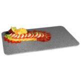 Gourmet Display&reg; 20-1/2 x 12-3/4 Gray Serving Stone Tray
