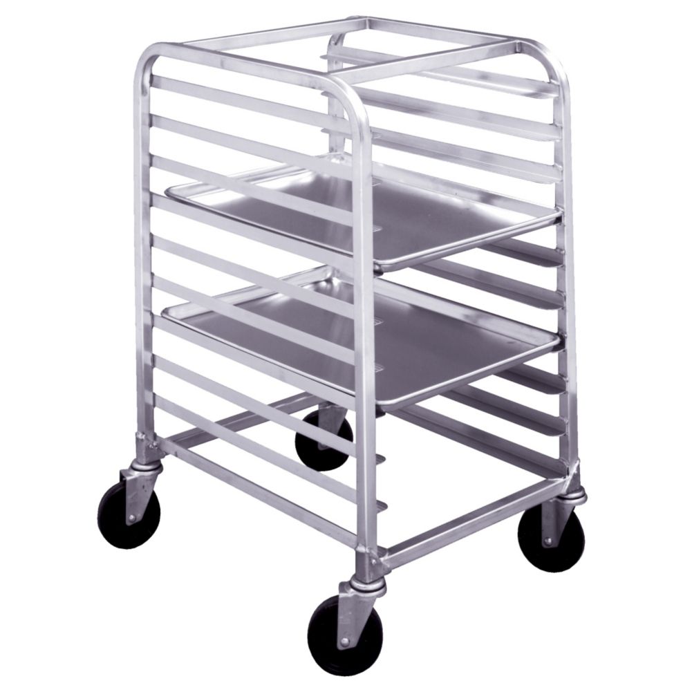 Win-Holt&reg; Half Height Mobile Platter Rack