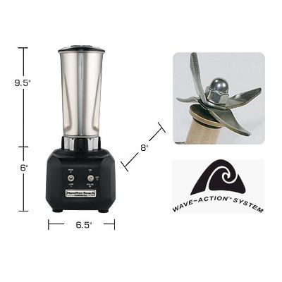 Hamilton Beach Commercial Rio&reg; 32 Oz Bar Blender
