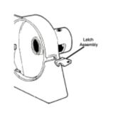 Univex VS9 Vegetable Slicer Latch Assembly