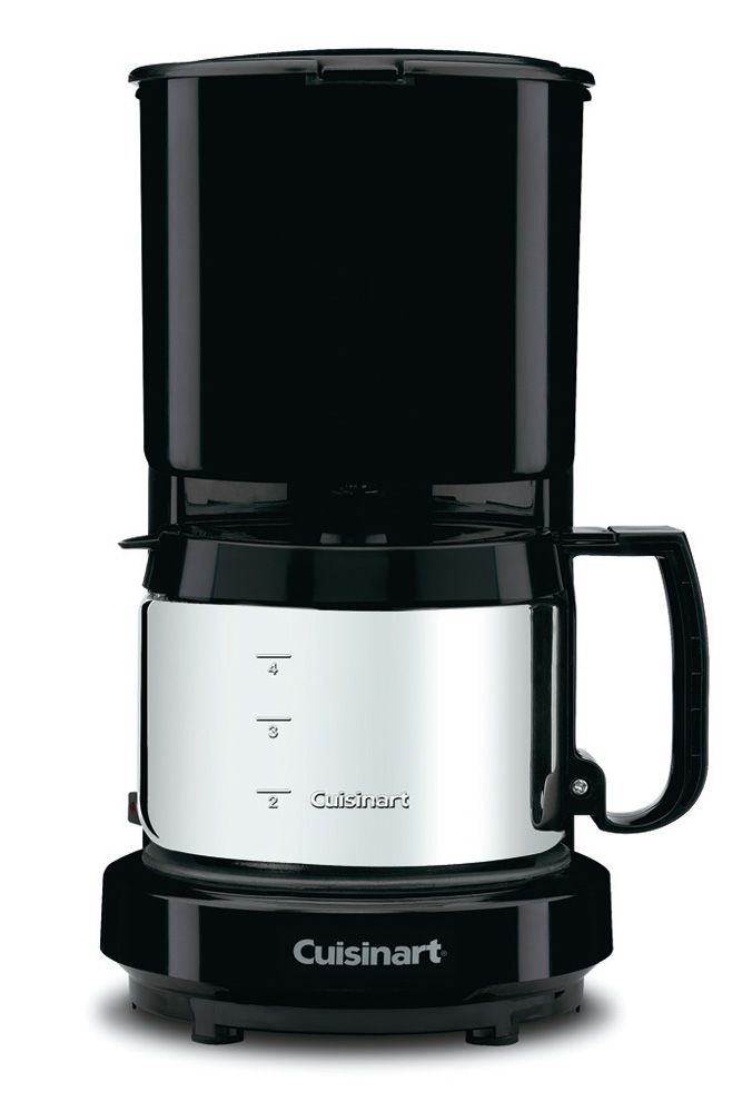 Cuisinart&reg; Black 4 cup Coffee Maker with S/S Carafe