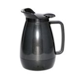 Service Ideas Thermo-Serv&reg; .6 liter Black Flip Top Server