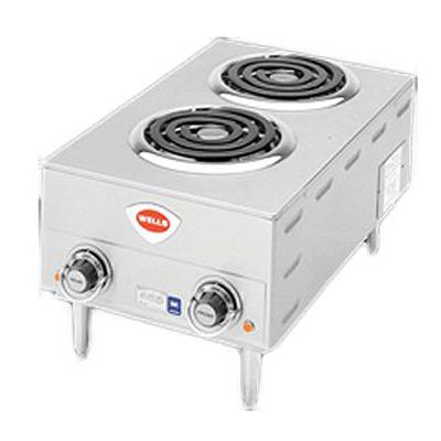 Wells Dual 8" Coil Element Countertop Hotplate