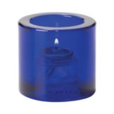 Hollowick&reg; Cobalt Blue Thick Glass Tealight Lamp