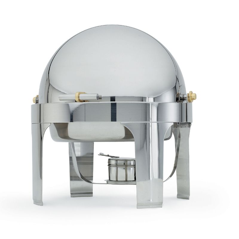 New York, New York Round S/S Chafer, 6 Qt