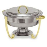 Carlisle&reg; Nina&trade; 4 Qt. Round Stainless Steel Chafer