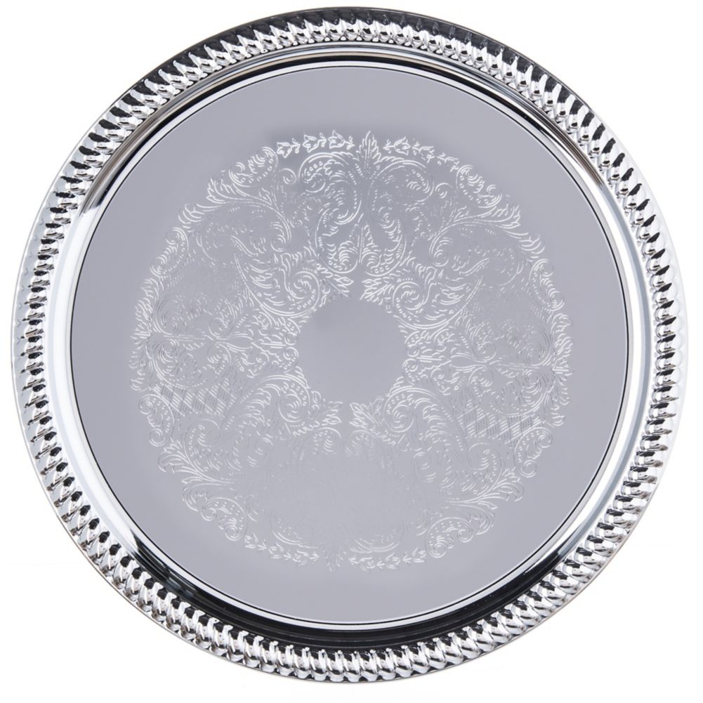 Celebration Round Gadroon Tray, 14"
