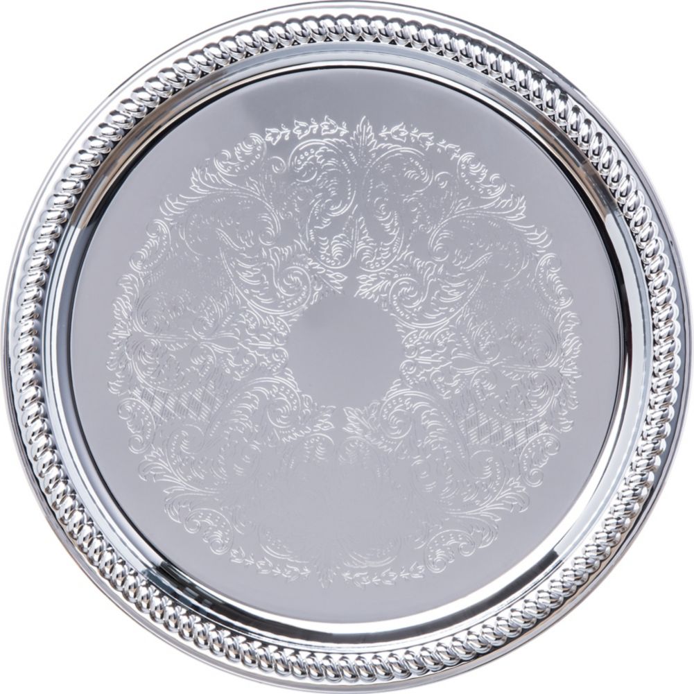 Celebration Round Gadroon Tray, 13"