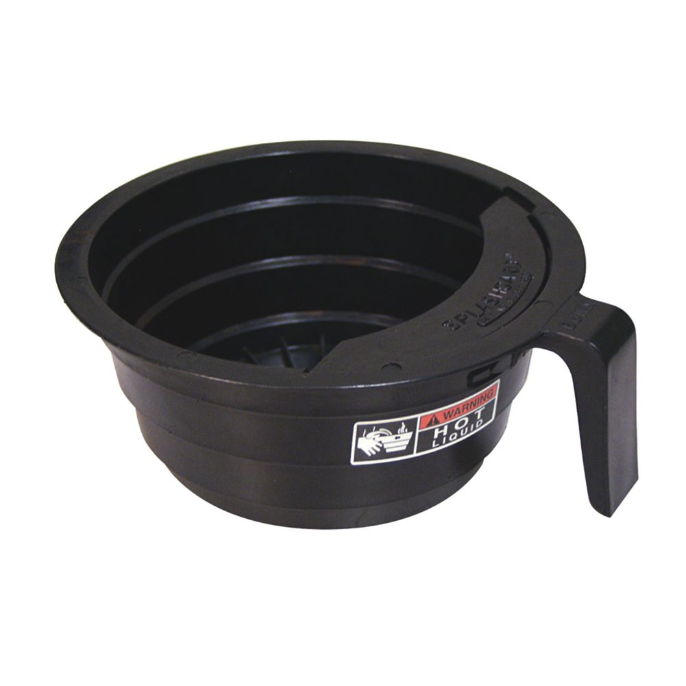 BUNN&reg; Black Plastic SplashGard&reg; Funnel with Decals