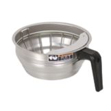 BUNN-O-Matic S/S SplashGard&reg; Funnel with Black Plastic Handle