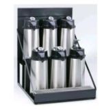 Wilbur Curtis&reg; Black Airpot Stand for 6 Pots