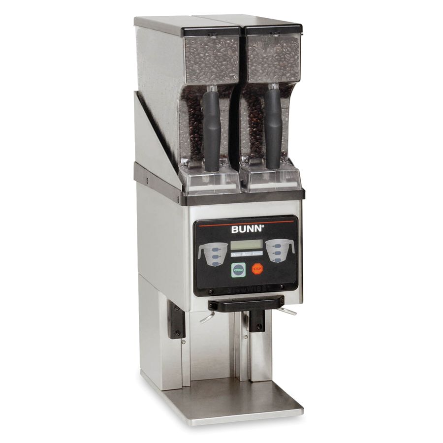 BUNN&reg; S/S 6 Lb. Capacity Dual-Hopper Coffee Grinder Storage System
