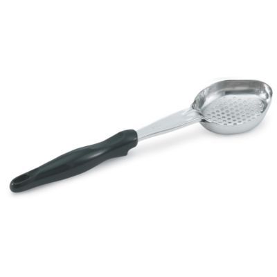 Jacob's Pride 1-Piece S/S 2 Oz Perforated Spoodle w/ Black Handle