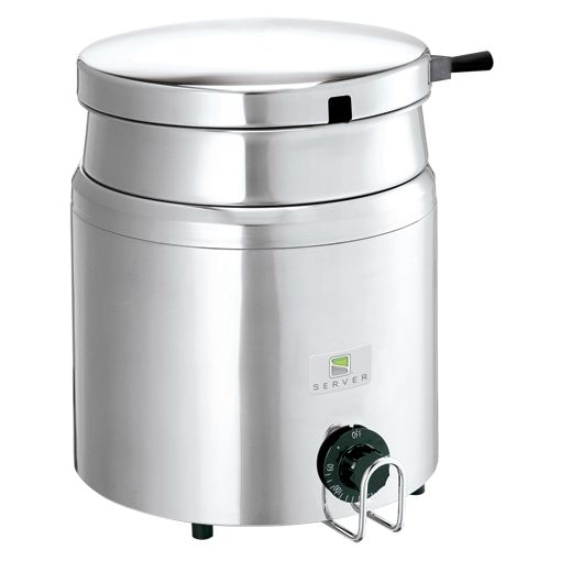 Server S/S 7 Qt. Heated Food Server w/ Hinged Lid, FS-7 84000