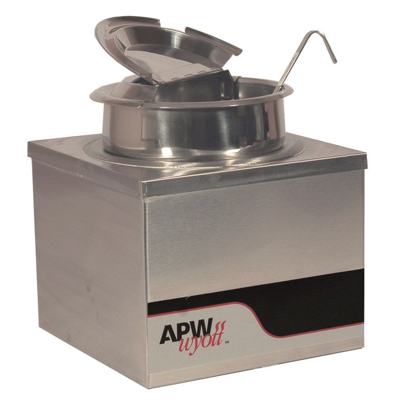 APW Wyott 4 Qt. Countertop Food and Fractional Warmer, w/ Lid, W-4Bpkg