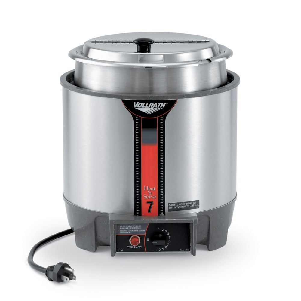 Vollrath Cayenne&reg; HS-7 Heat N Serve 7 Qt. Rethermalizer w/ Inset