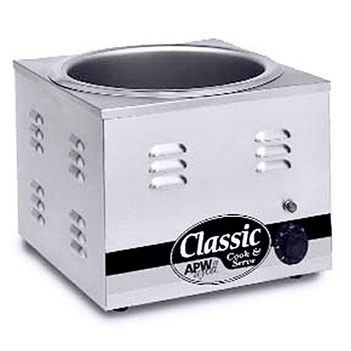 APW Wyott Classic Countertop Round Cooker/ Warmer Server, 11 Qt, CW-1B