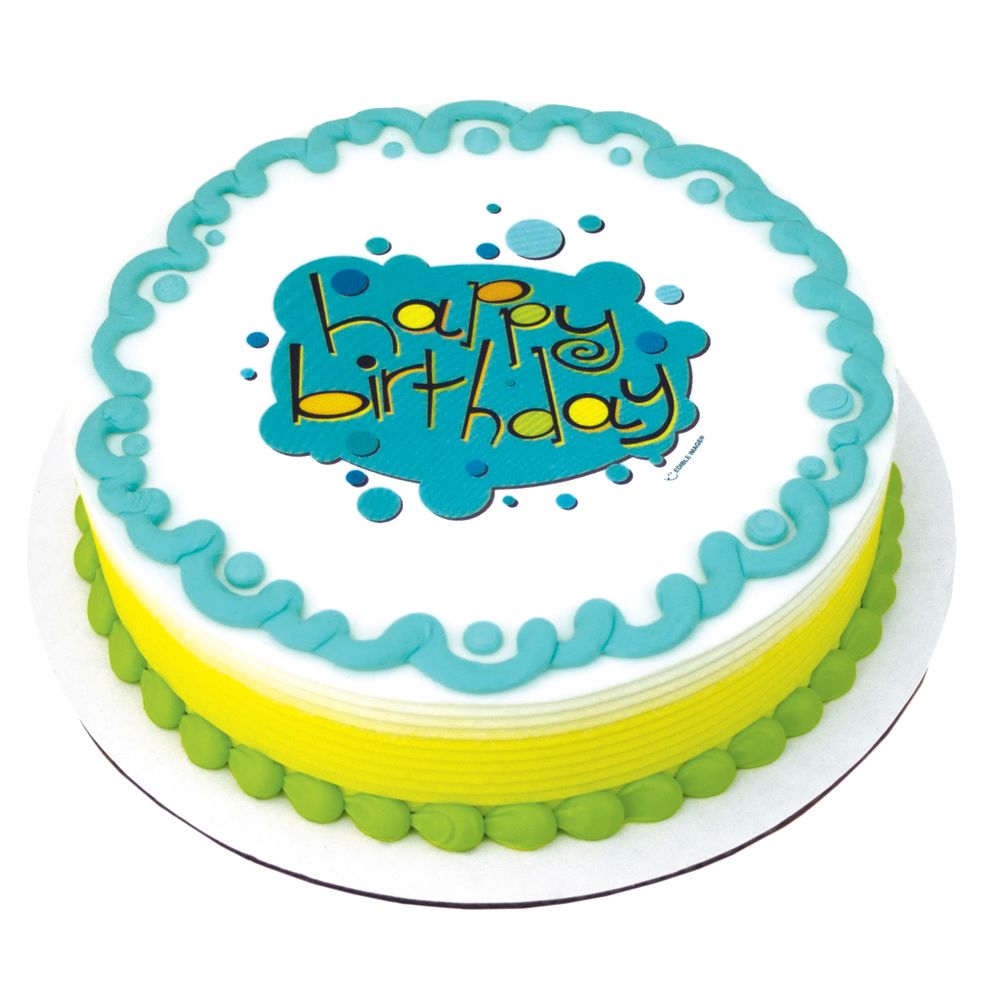 Lucks&trade; Edible Image&reg; Birthday Bubbles