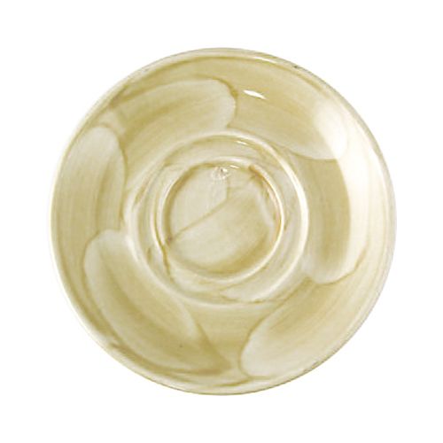 Steelite Performance Naturals Honey 6-1/2" Double Well Saucer