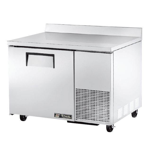 True&reg; Solid Door 2-Shelf S/S 6.5 Cu Ft Heavy-Duty Worktop Freezer