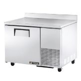 True&reg; Solid Door 2-Shelf S/S 6.5 Cu Ft Heavy-Duty Worktop Freezer