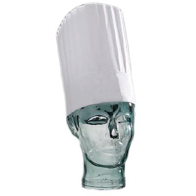 Matfer Bourgeat Plain Pleated Chef Hat, 8-3/4"