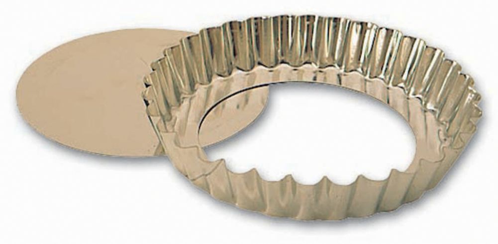 Matfer Bourgeat Deep Fluted Tart Mold w/ Removable Bottom